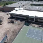 Hunter High School addition construction site