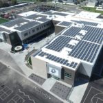 Aerial photo of Olene Walker Elementary building