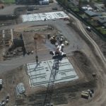 Aerial image of Skyline High construction site