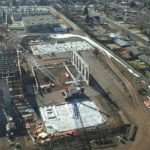 Aerial photo of Skyline High construction site