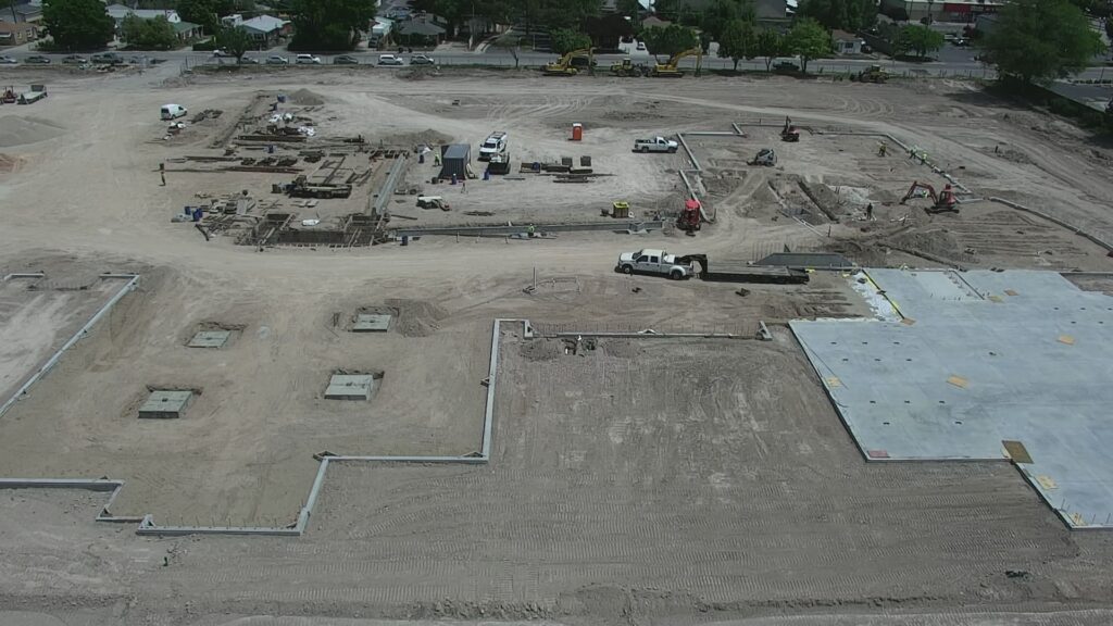 West Lake Jr High construction site