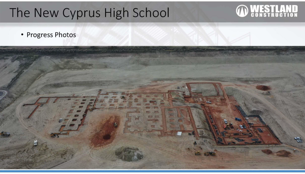 The New Cyprus High School  - Progress Photos